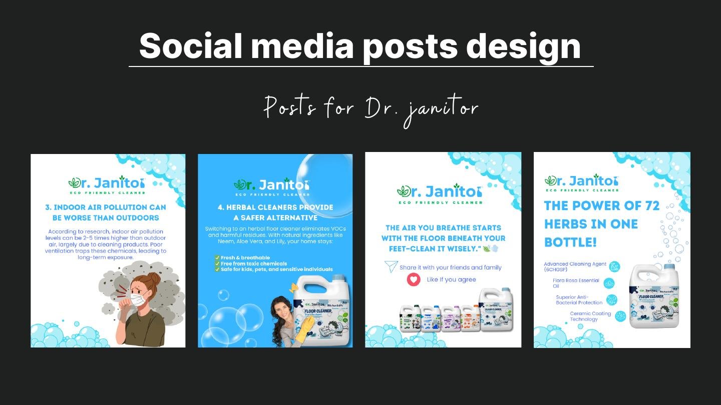 Social media posts Dr. Janitor 2