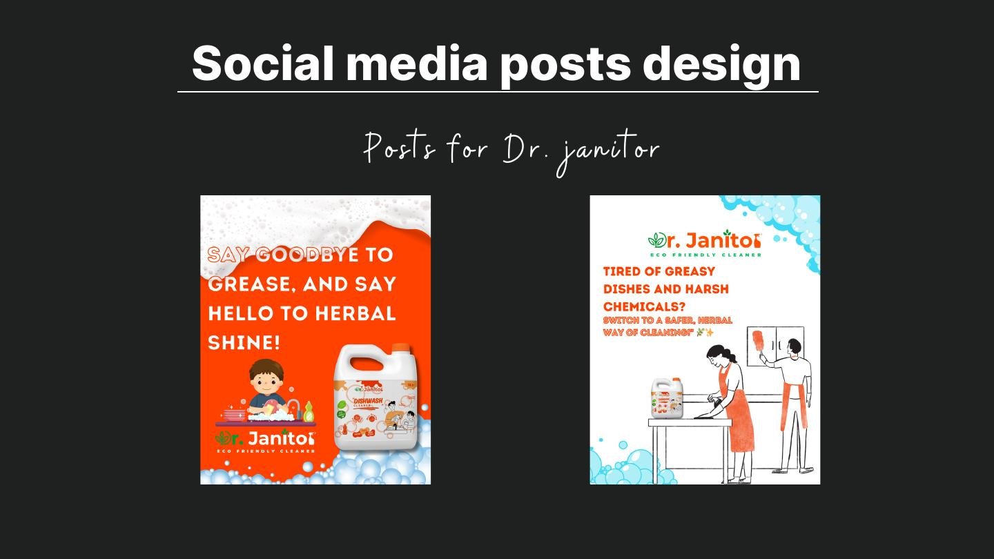 Social media posts Dr. Janitor 3